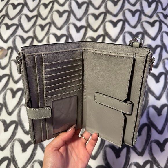 Michael Kors Jet Set Travel Large Double Zip Wristlet - Picture 5 of 5